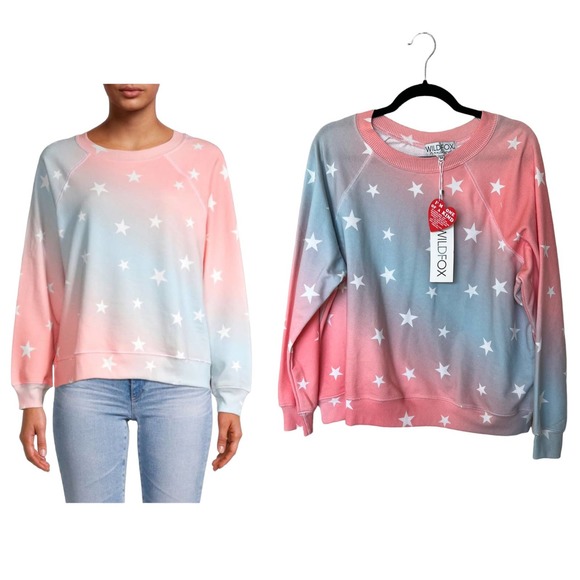 Sweat Wildfox Love Life Zippé Capuche, Vert Citron Ombré, Taille M, état Impeccable